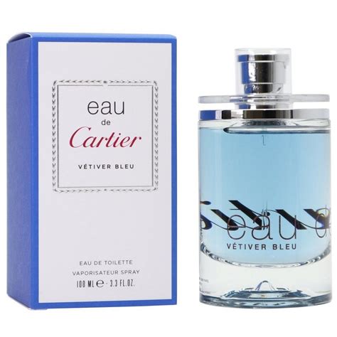 eau de cartier vetiver bleu 100ml|cartier fragrance.